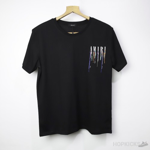 Am*ri Paint Drip Black T-Shirt